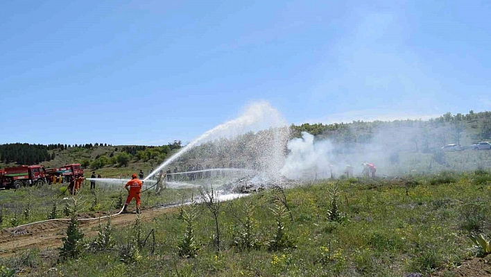 Elazığ'da Yangınla Mücadele Eğitimi