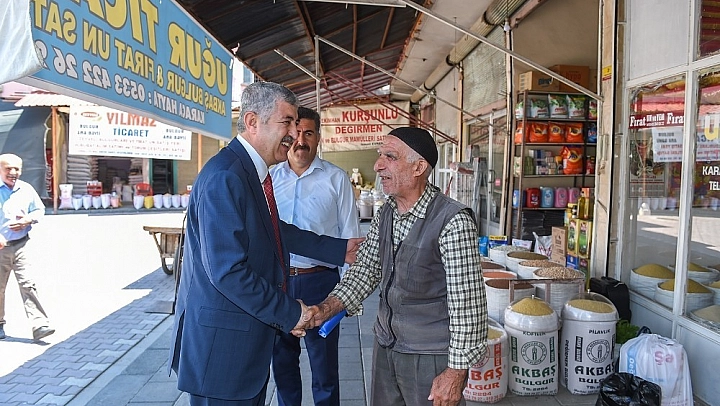 Başkan Polat minibüs esnafı ile bir araya geldi 