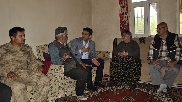 Kaymakam Şahin'den şehit annelerine ziyaret 