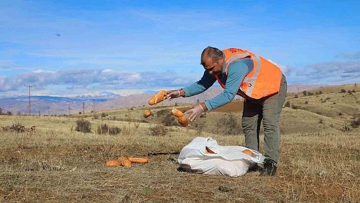 Elazığ'da Doğaya Yem Bırakıldı