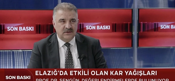 'Elazığ'da 76 Yılın En Yoğun 24 Saatlik Kar Yağışı'