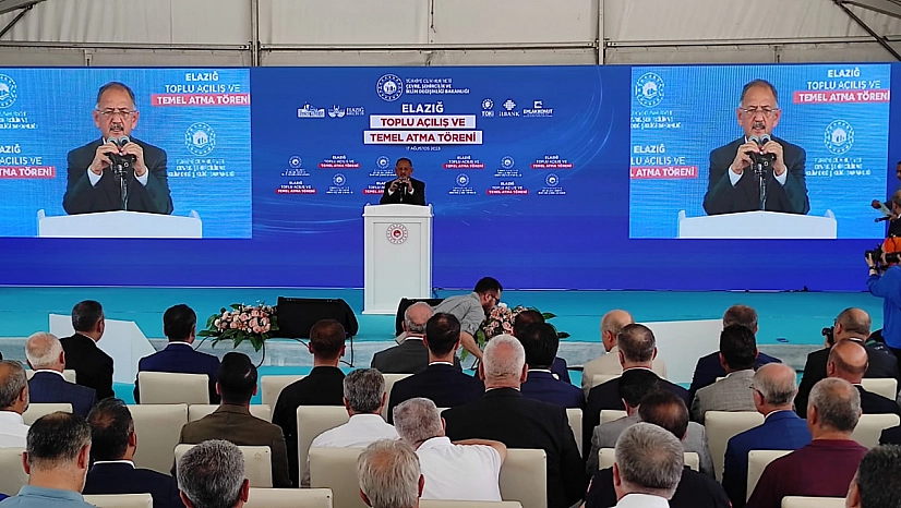 Bakan Özhaseki Elazığ'da!