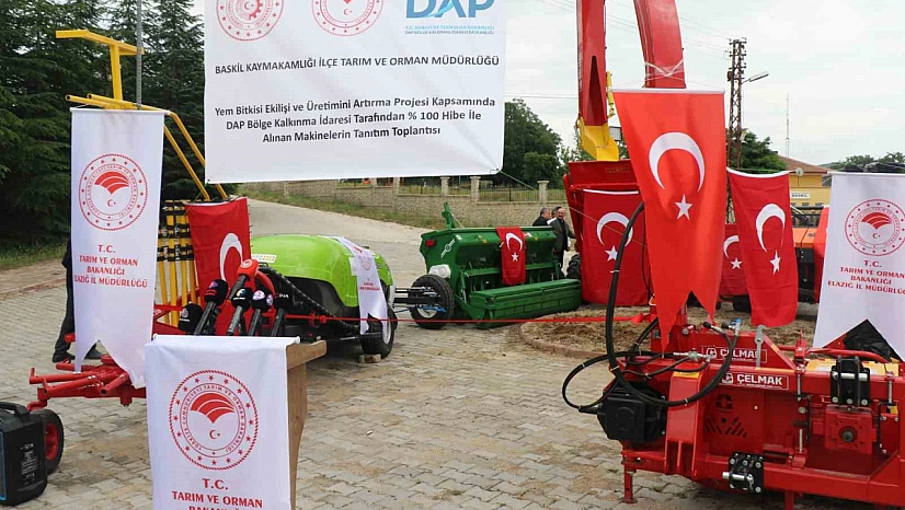 Çiftçilere 1 milyon lira değerinde yüzde 100 hibeli makine desteği
