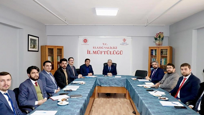 Elazığ'da  İlçe Müftüleri Biraraya Geldi