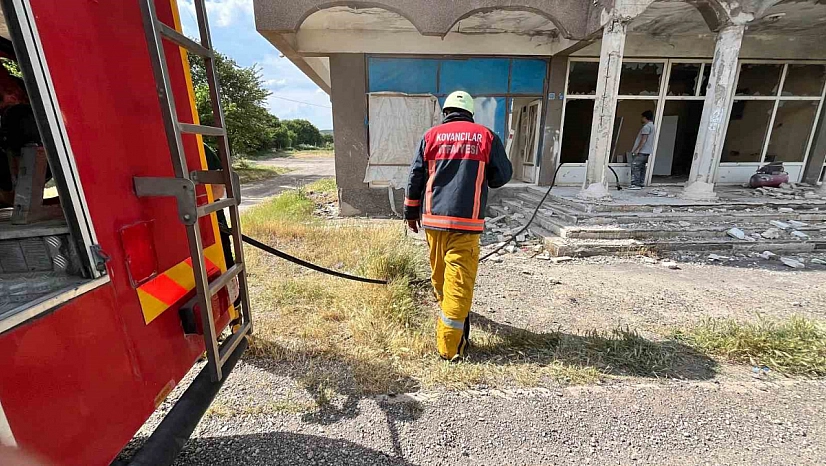 Elazığ'da Korkutan Yangın