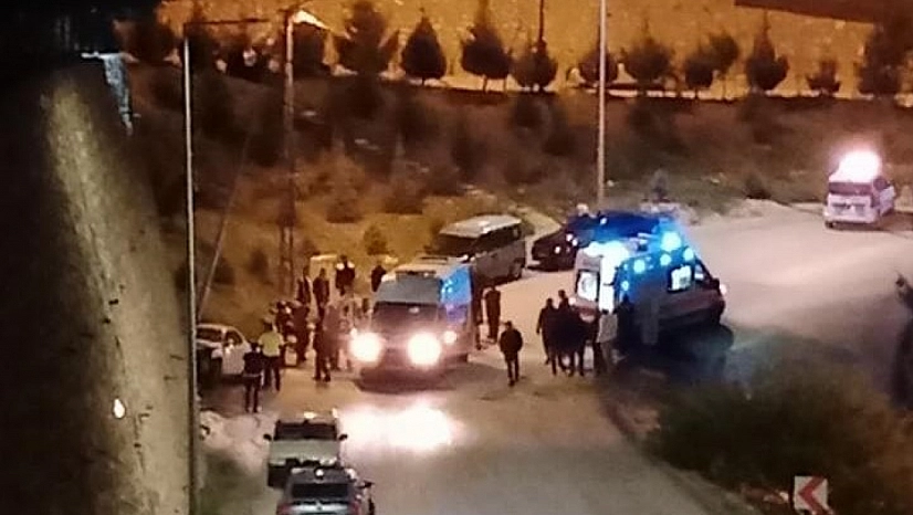 Elazığ'da otomobil elektrik direğine çarptı : 3 yaralı
