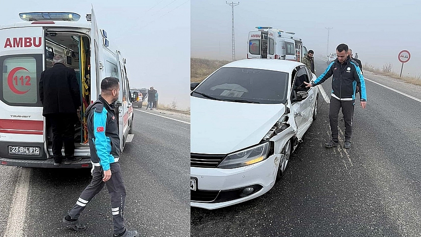 Elazığ'da Trafik Kazası!