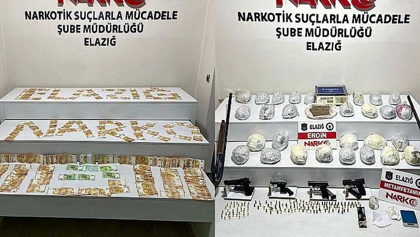Elazığ'da Uyuşturucu Operasyonu!