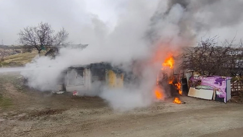 Elazığ'da Yangın!