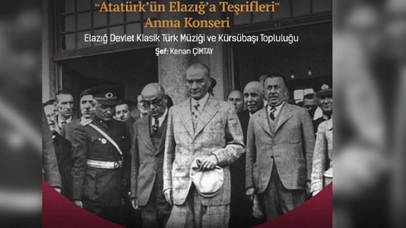 Elazığ'da Atatürk'ü Anma Programı