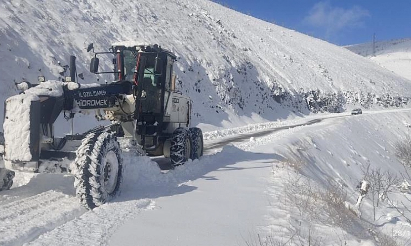 Elazığ'da 423 Köy Yolu Ulaşıma Kapalı