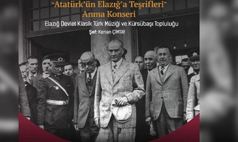 Elazığ'da Atatürk'ü Anma Programı