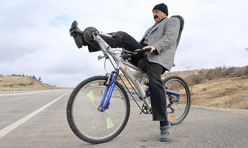 Elazığ'da İlginç Bisiklet Tasarımı