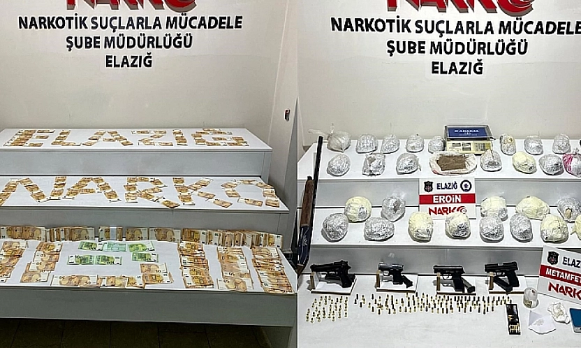 Elazığ'da Uyuşturucu Operasyonu!