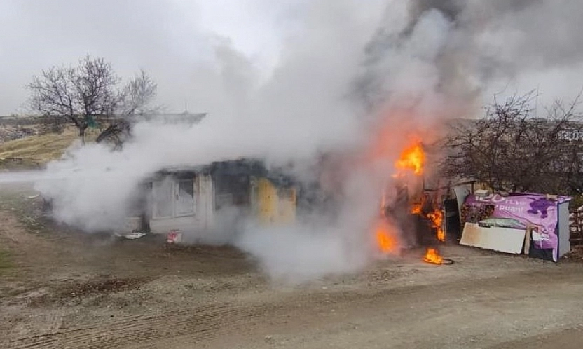Elazığ'da Yangın!