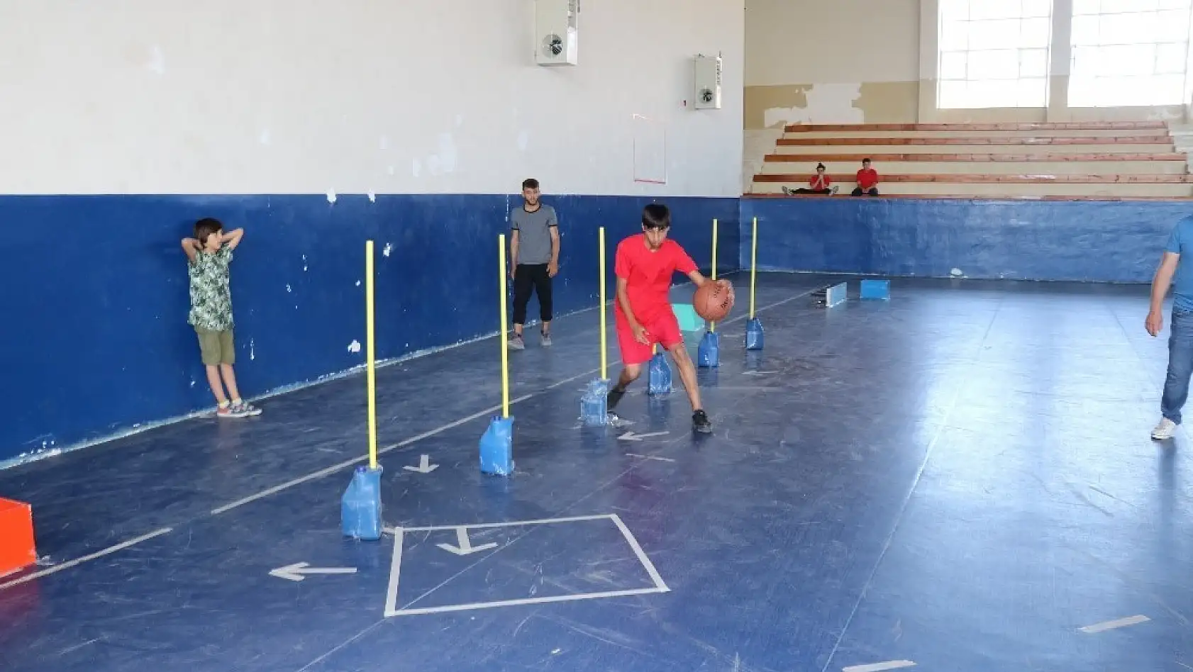 Salon sıkıntısı yaşayan Malatya Spor Lisesi yetenek sınavıyla öğrencilerini belirliyor 