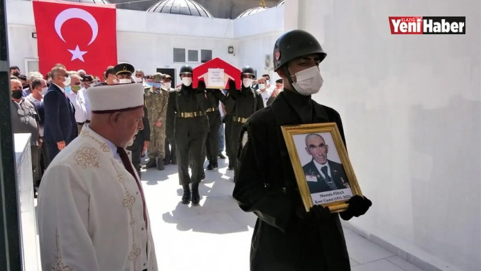 Elazığ'da Hayatını Kaybeden Kore Gazisi Son Yolculuğuna Uğurlandı