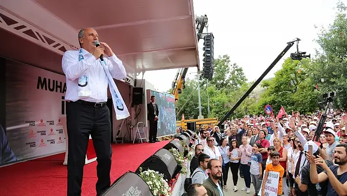 Cumhurbaşkanı Adayı Muharrem İnce Tunceli'de 