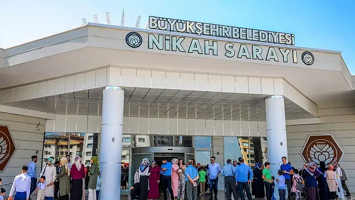 Nikah salonlarında 08.08.2018 yoğunluğu 