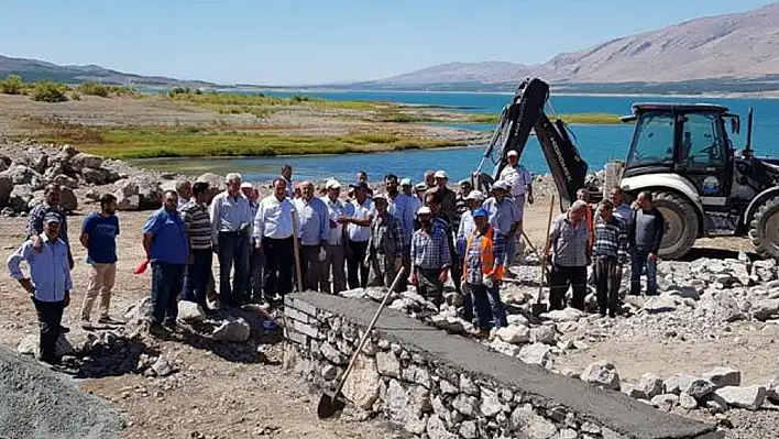 Yeni festival ve mesire alanı için ilk harç döküldü 