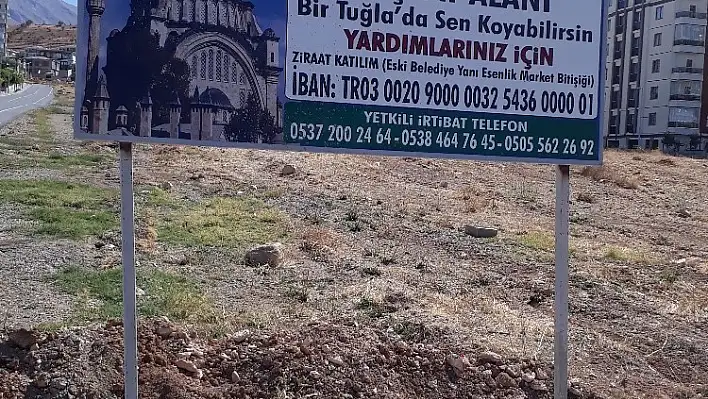 Muhtar Yiğit'ten cami yapımı için hayırseverlere çağrı 