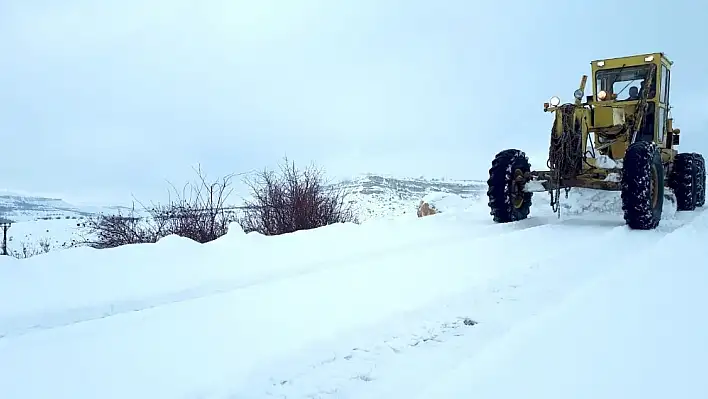 Malatya'da kar 346 mahalle yolunu ulaşıma kapadı 