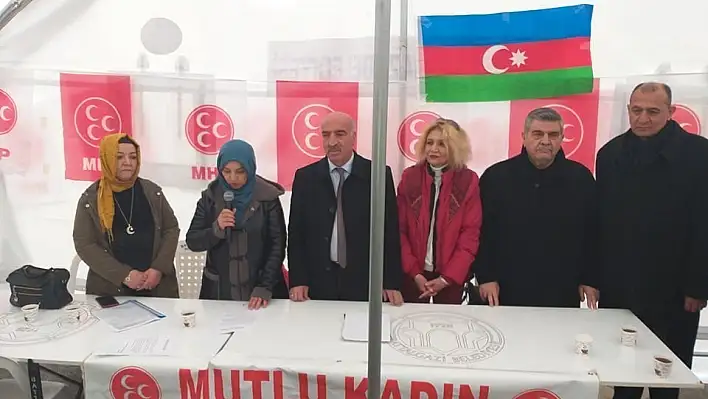 MHP'li kadınlardan 'Hocalı Katliamı' sergisi 