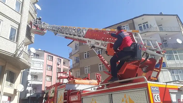 Elazığ da İtfaiye Yine Hayat Kurtardı