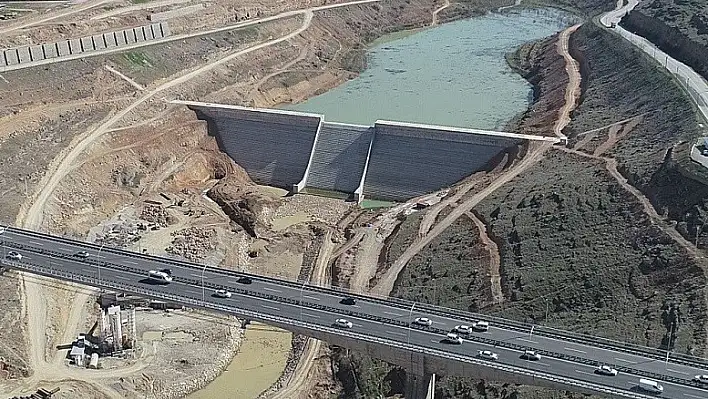 Beylerderesi Göletinde su tutulmaya başlandı 