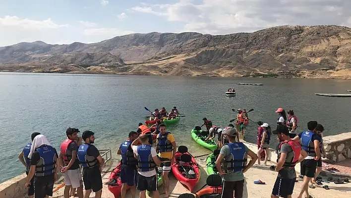 Su Sporları Merkezi'nde kampa girdiler 