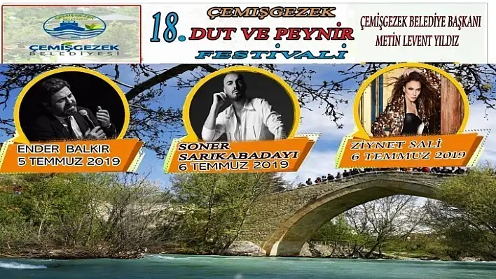 Çemişgezek, Dut ve Peynir Festivali Başlıyor