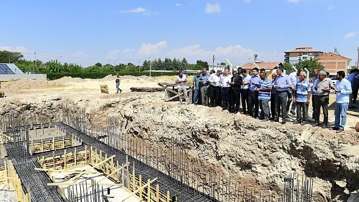 Başkan Çınar, cami temel atma törenine katıldı 