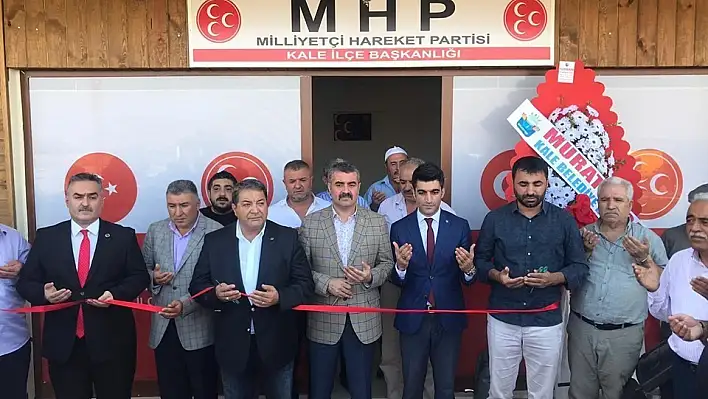 MHP Kale ilçe teşkilatı yeni yerine taşındı 