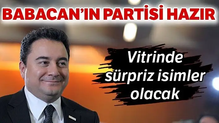 Babacan'ın Partisi Hazır!