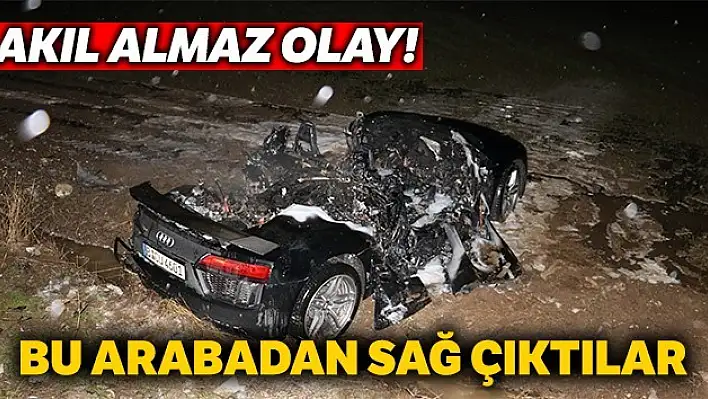 Bu Otomobilden Sağ Çıktılar!