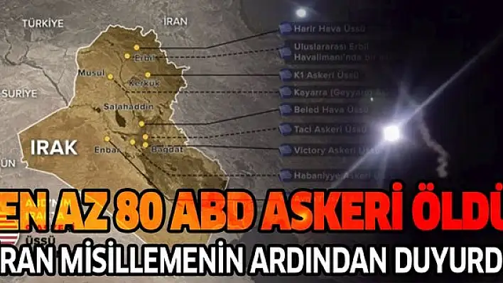 80 ABD Askeri Öldürüldü!