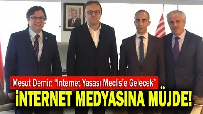 İnternet Medyasına Müjde!