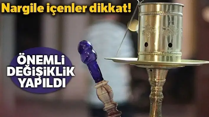 Nargile İçenler Dikkat!