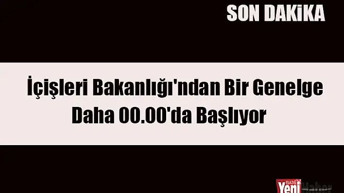 00.00'da Başlıyor