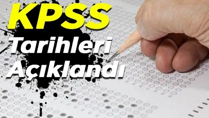 KPSS Tarihleri Belli Oldu!