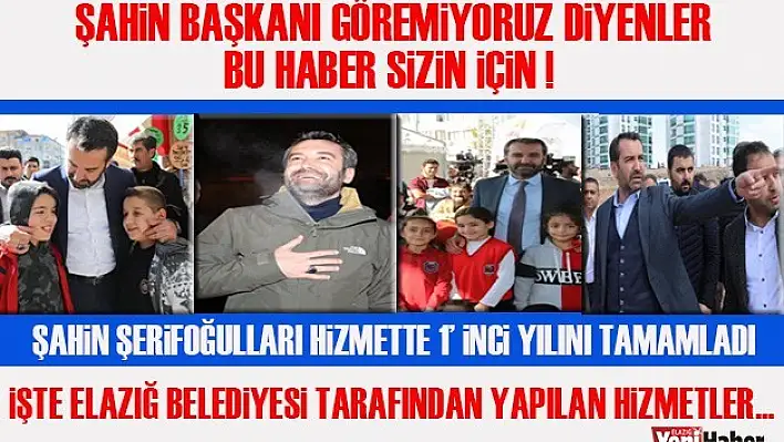 Başkan  Şerifoğulları 1 Yılda Ne Yaptı? İşte Cevabı!