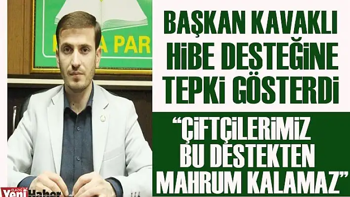 Başkan Kavaklı Tepki Gösterdi