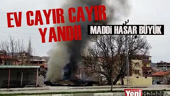 Komşu Şehirde Ev Yangını