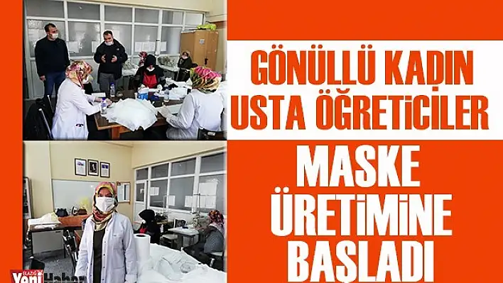 Maske Üretimine Başladılar