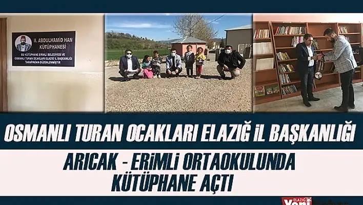 Osmanlı Turan  Ocakları Kütüphane Açtı