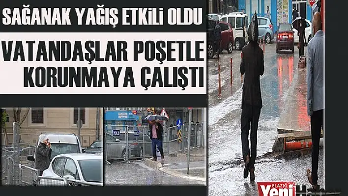 Yağmura Hazırlıksız Yakalandılar