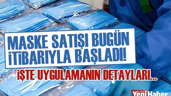 Maske Satışları Başladı