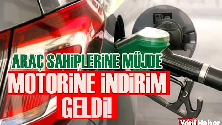 Motorine İndirim Geldi