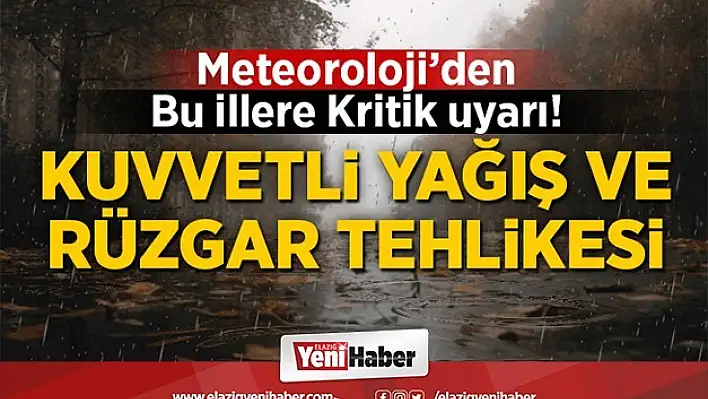 Meteoroloji Uyardı!