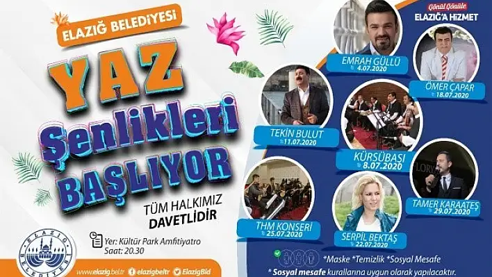 Yaz Konserleri Başlıyor!